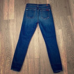 7 for All Mankind Mid-rise Skinny Jean - size 25